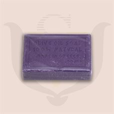 Picture of Olive Oil Soap  Lavender 100gr. Wrapped in Cellophane